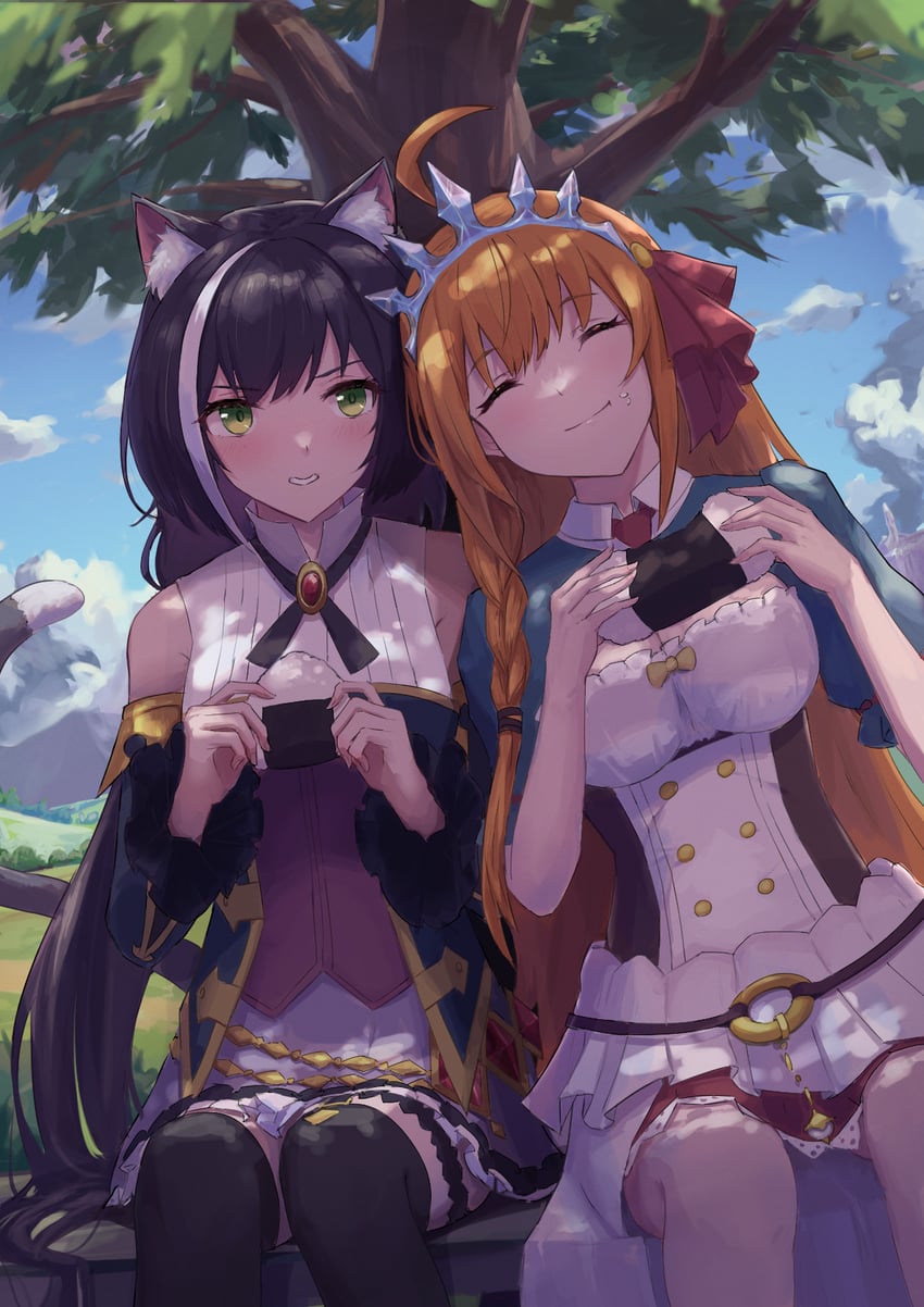 karyl and pecorine (princess connect!) drawn by ito_t20a