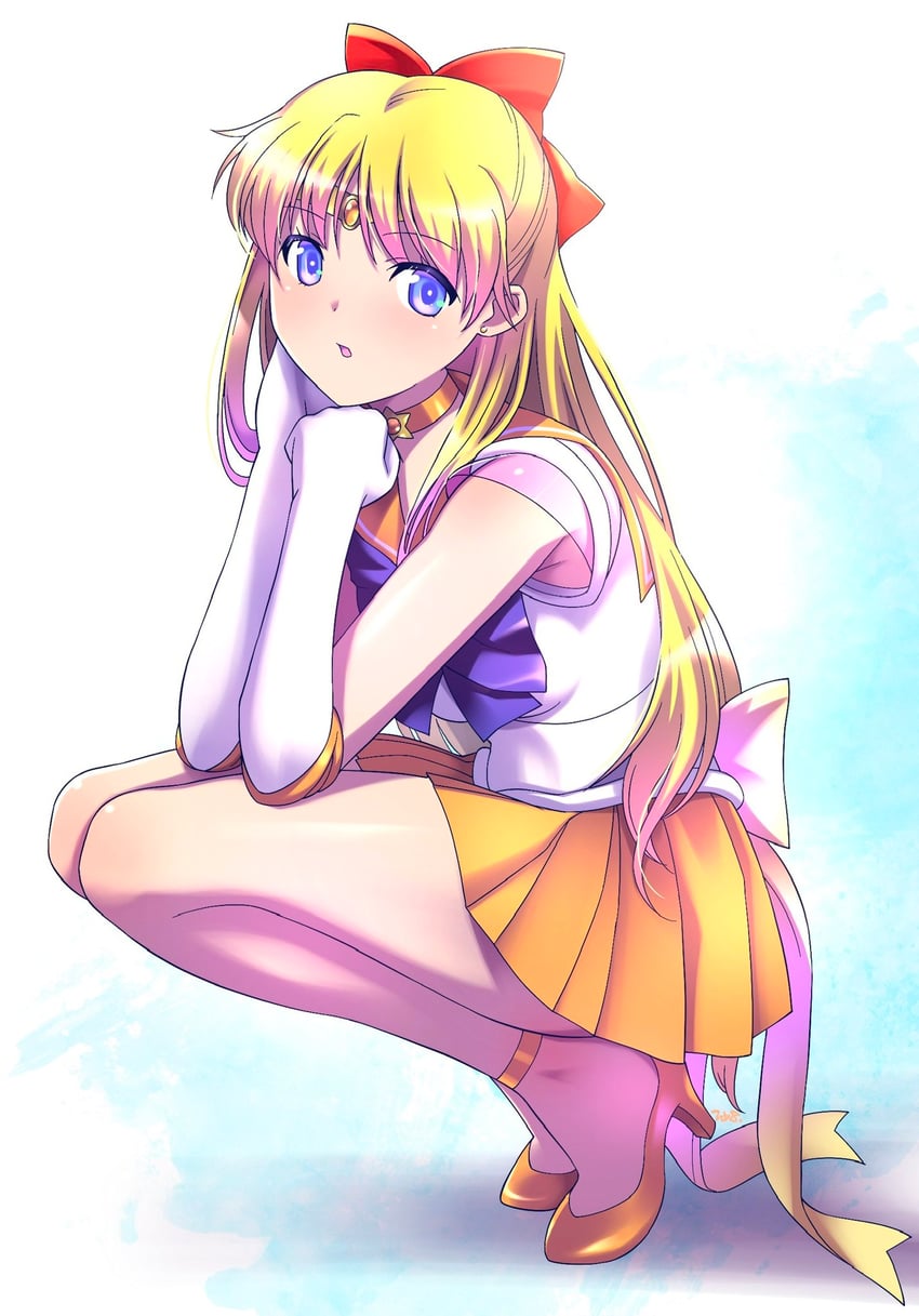 aino minako and sailor venus (bishoujo senshi sailor moon) drawn by himehachi_(hime8manga)