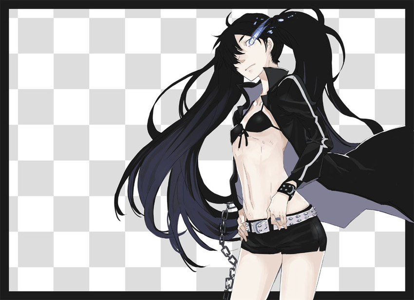 black rock shooter (black rock shooter) drawn by murasaki_hisato