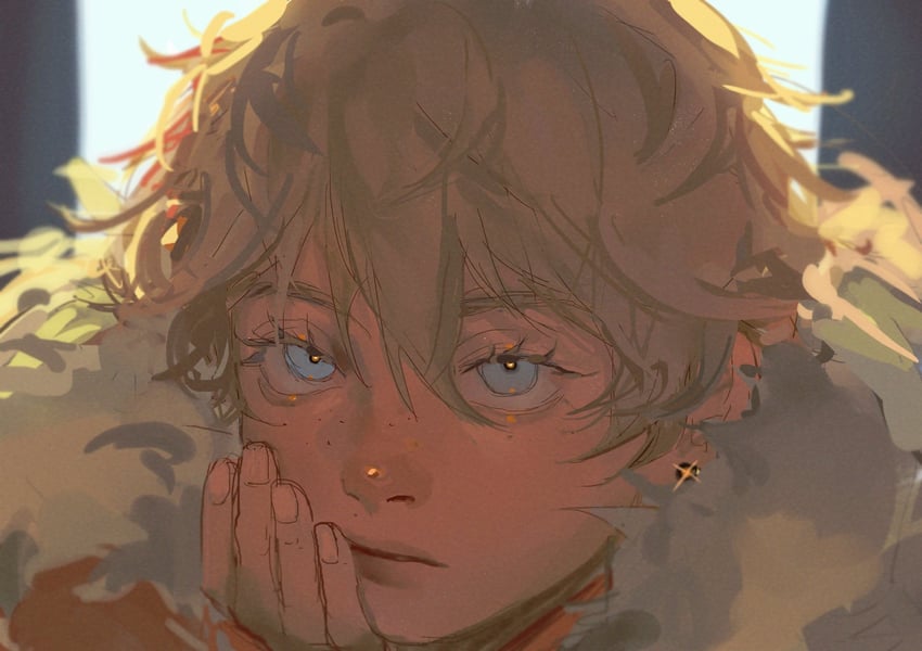 kenny mccormick (south park) drawn by wine0cellar