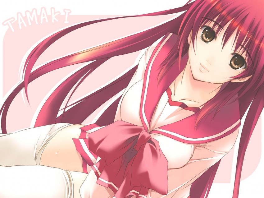 kousaka tamaki (to heart and 1 more) drawn by kikurage_(plastic_people)