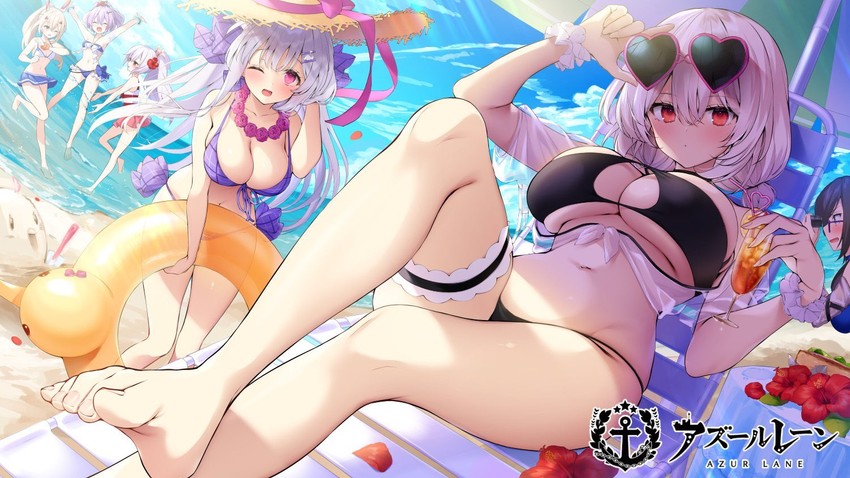 manjuu, sirius, ayanami, laffey, javelin, and 2 more (azur lane) drawn by navy_(navy.blue)