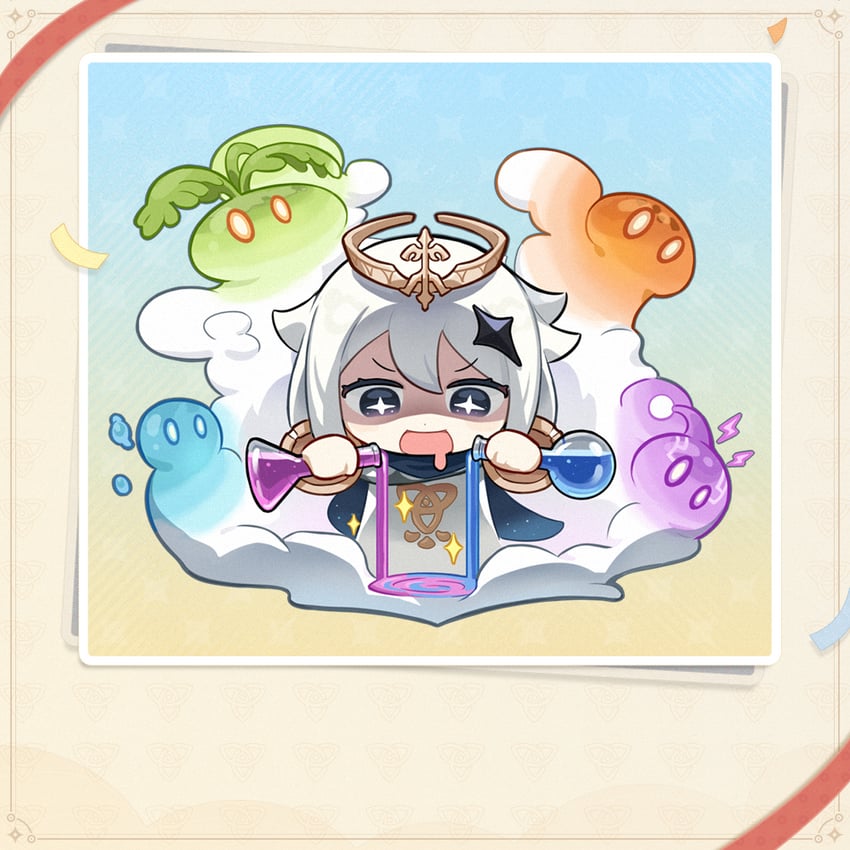 paimon and slime (genshin impact)