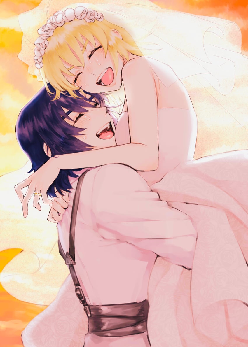 cagalli yula athha and athrun zala (gundam and 3 more) drawn by a_ire