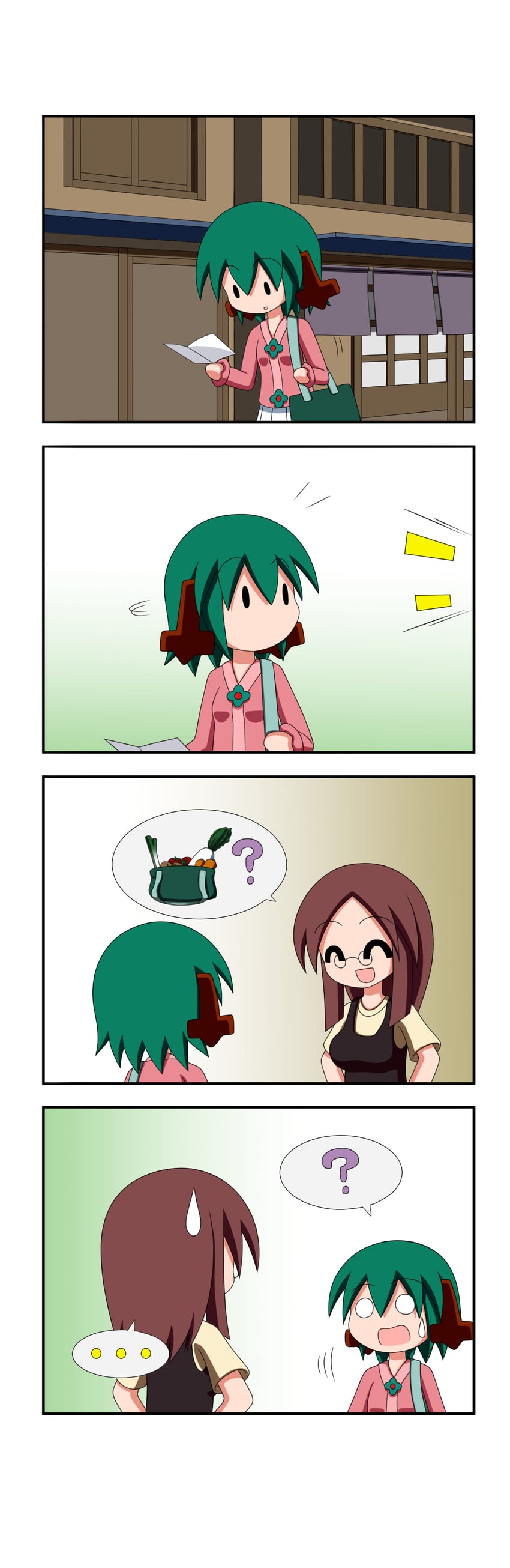 kasodani kyouko and futatsuiwa mamizou (touhou) drawn by rakugaki-biyori