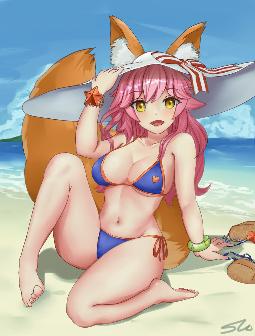 tamamo and tamamo no mae (fate and 2 more) drawn by s.u._(simpleu818)