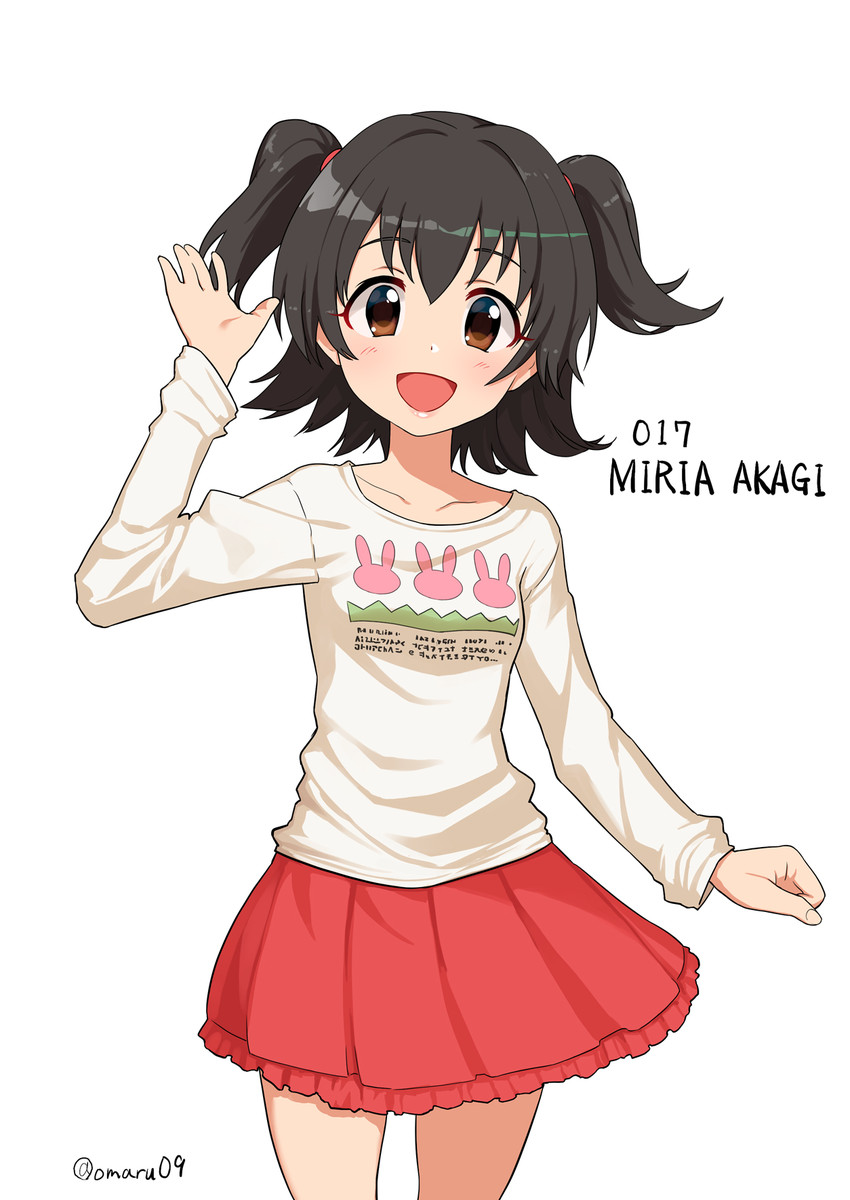 akagi miria (idolmaster and 1 more) drawn by omaru_gyuunyuu