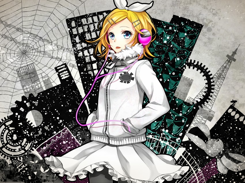 kagamine rin (vocaloid and 1 more) drawn by yuzuki_kihiro