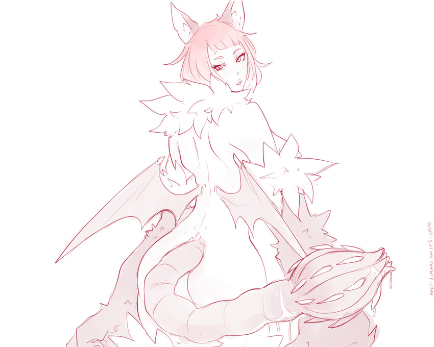 manticore (monster girl encyclopedia) drawn by gyarusatan
