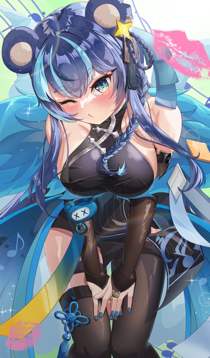 fujikura uruka and kuma (phase connect) drawn by itsuki_(itsukii_en)