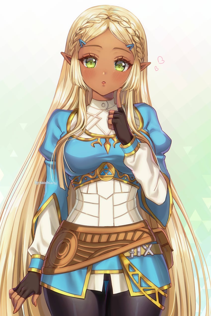 princess zelda (original and 2 more) drawn by naochiarts