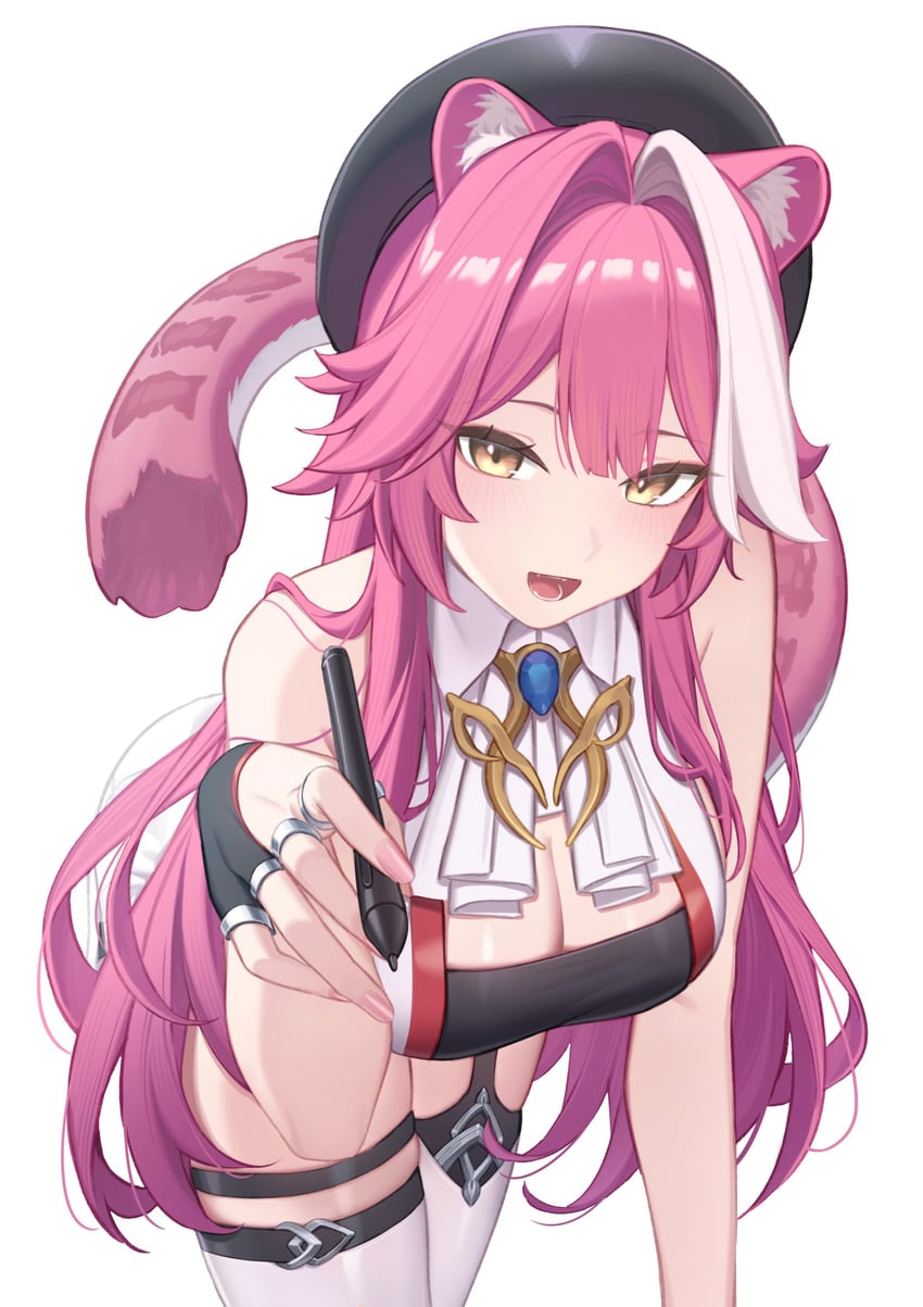 raora panthera (hololive and 1 more) drawn by resu_desu