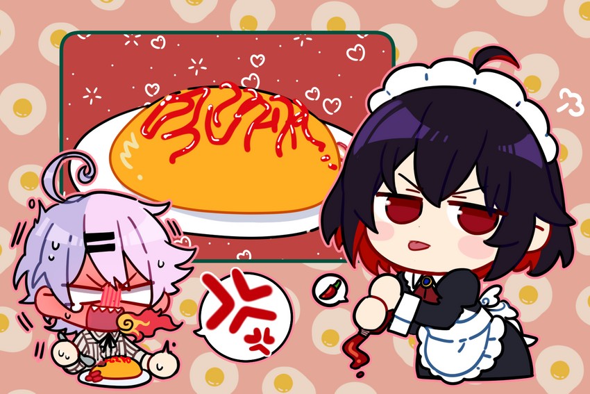seele vollerei, seele, and sin mal (honkai and 1 more) drawn by 6_(yuchae)
