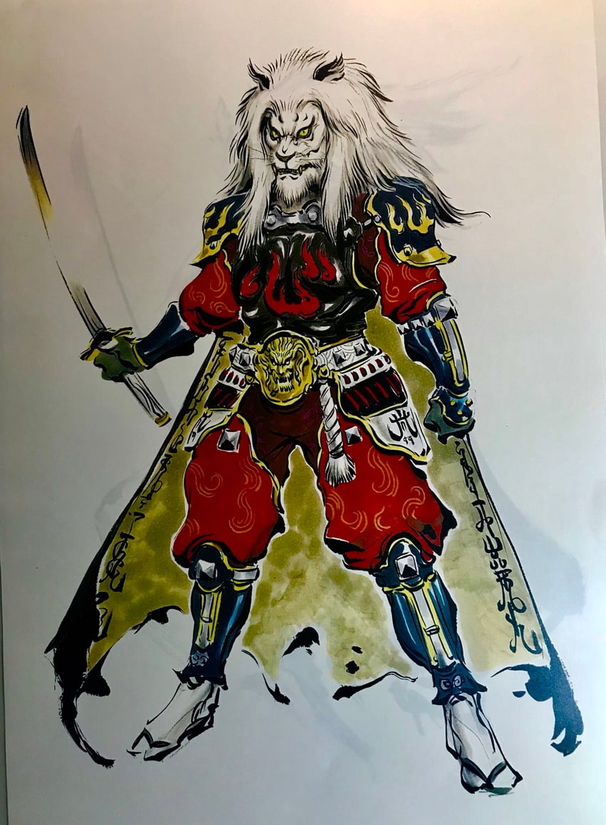 lion maru (kaiketsu lion-maru and 2 more) drawn by amemiya_keita