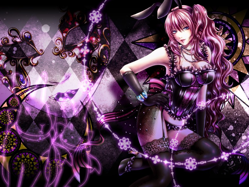 megurine luka (vocaloid) drawn by achikoako