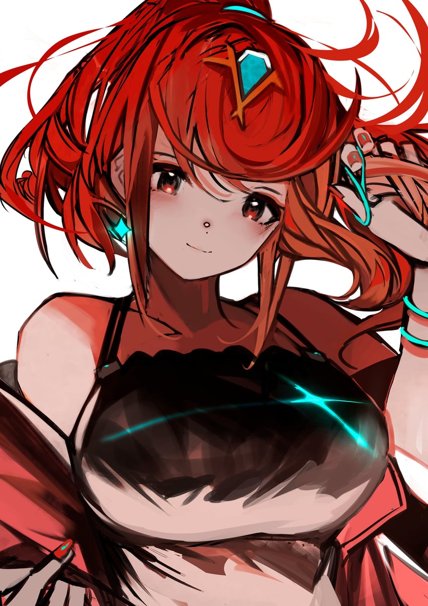 pyra (xenoblade chronicles and 1 more) drawn by tarbo_(exxxpiation)