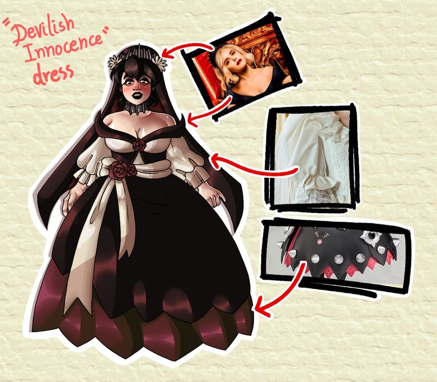 sister rossetti (original and 1 more) drawn by marsaccharine