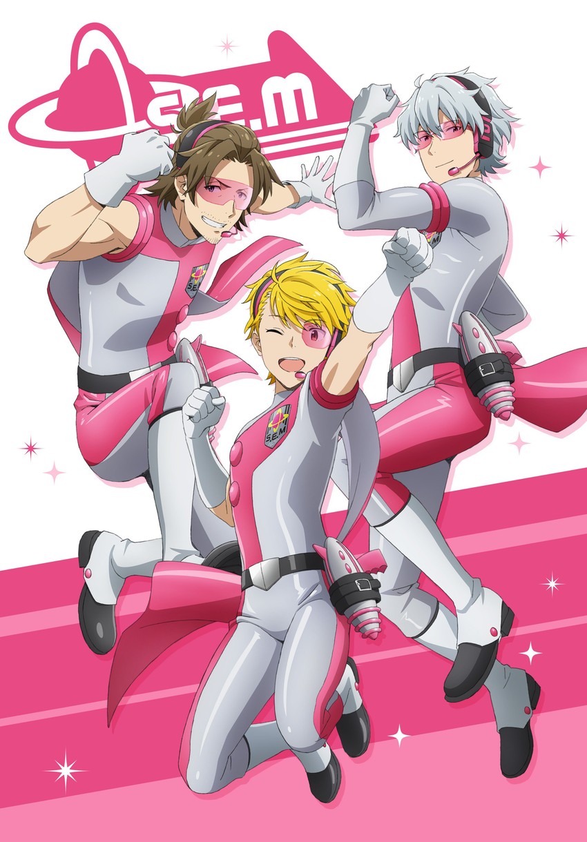 maita rui, yamashita jiro, and hazama michio (idolmaster and 1 more) drawn by tanaka_yuusuke
