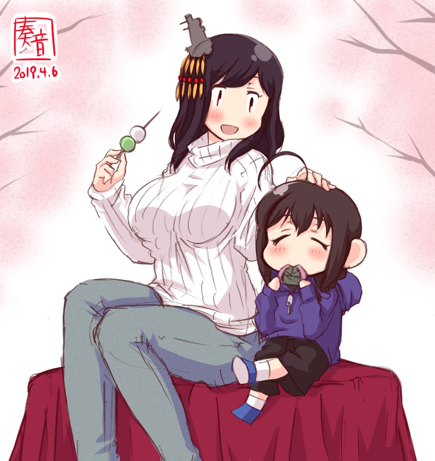 shigure and yamashiro (kantai collection) drawn by kanon_(kurogane_knights)