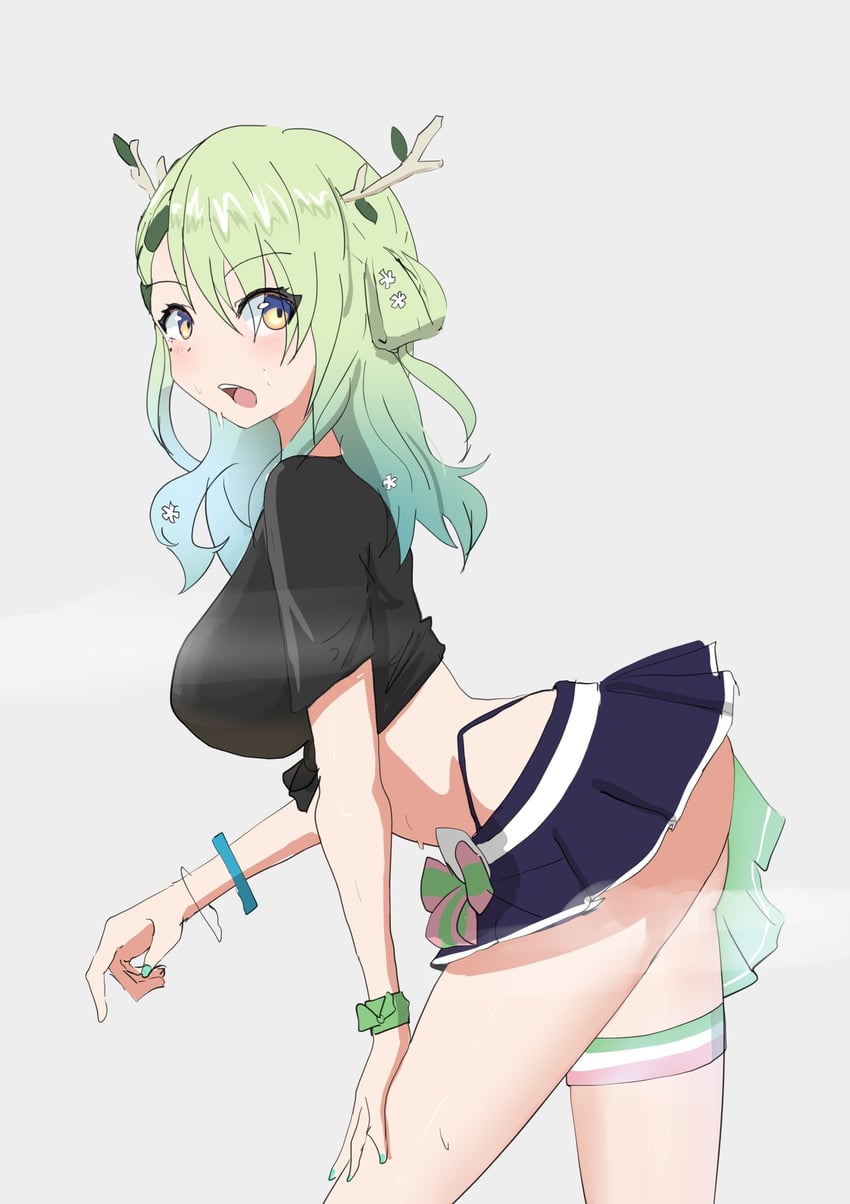 ceres fauna (hololive and 1 more) drawn by angelchama