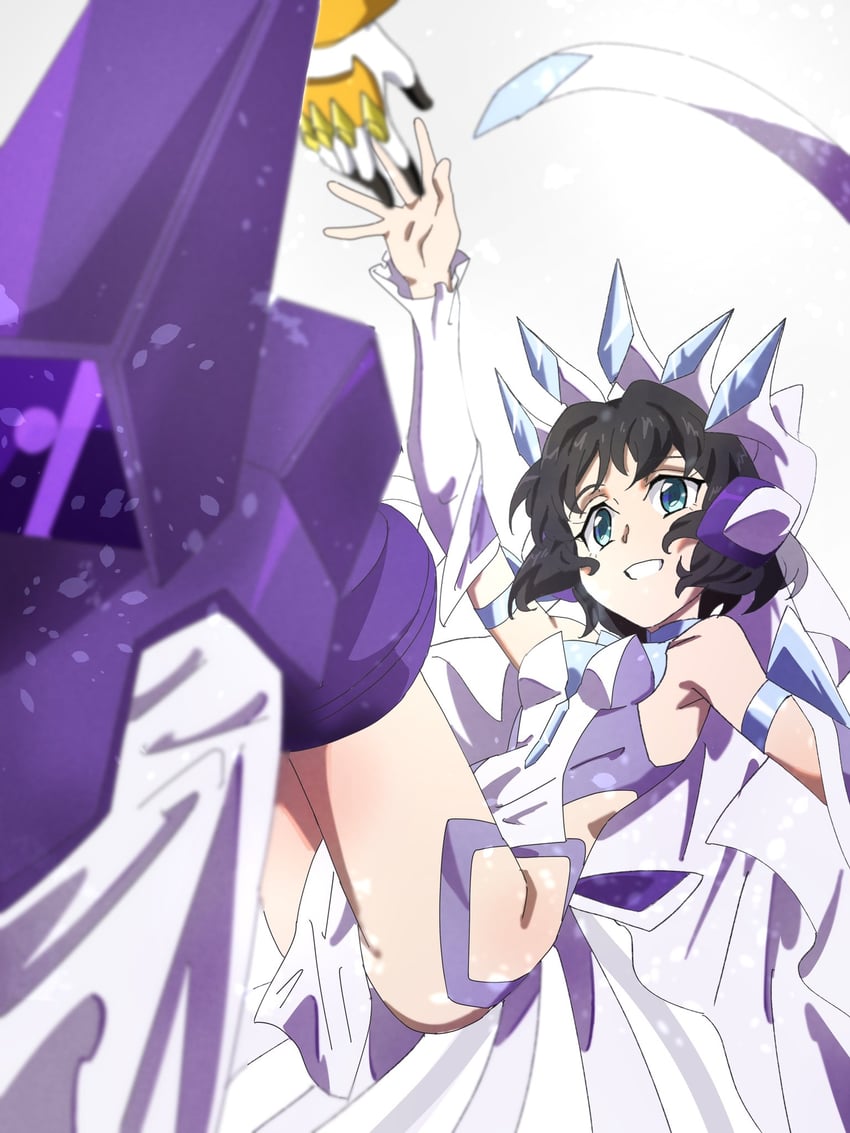 tachibana hibiki and kohinata miku (senki zesshou symphogear) drawn by keeemu_(gouf2016)