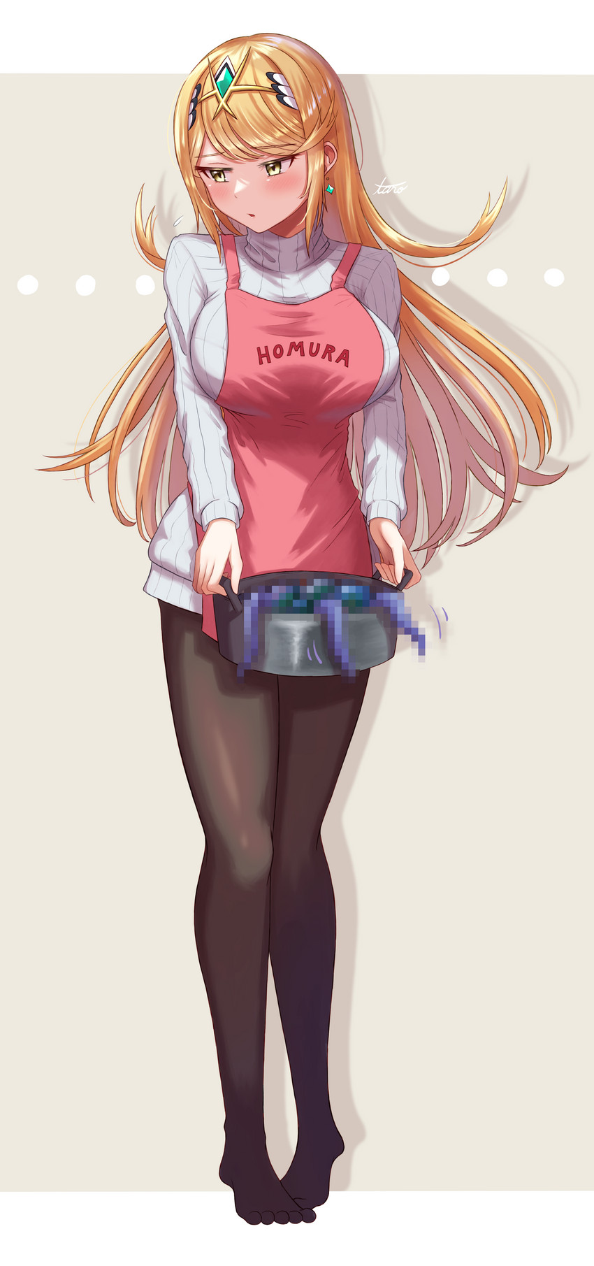 mythra (xenoblade chronicles and 1 more) drawn by taro_(peach_taro51)