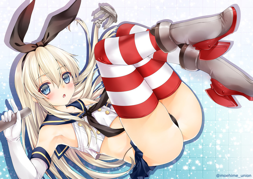 shimakaze (kantai collection) drawn by obiwan