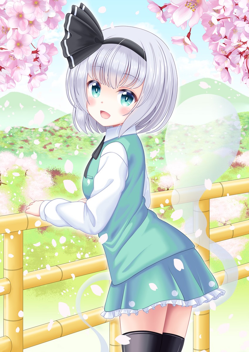 konpaku youmu (touhou) drawn by reimei_(r758120518)