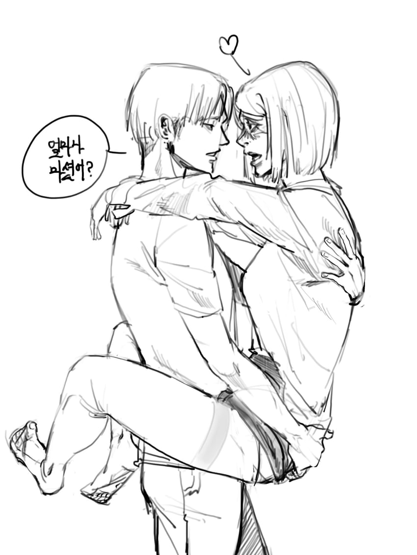 levi and petra ral (shingeki no kyojin) drawn by tracy_s2