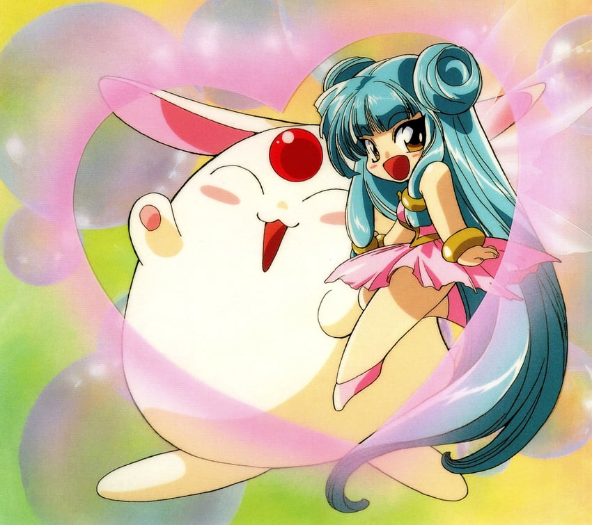 mokona and primera (magic knight rayearth) drawn by ishida_atsuko