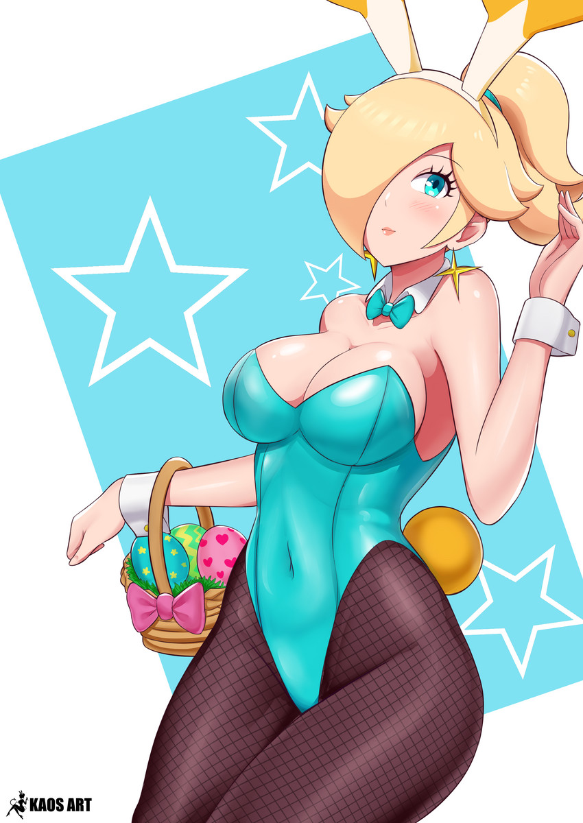 rosalina and star bunny (mario and 1 more) drawn by kaos_art