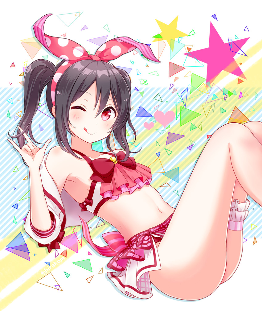yazawa nico (love live! and 1 more) drawn by hirako