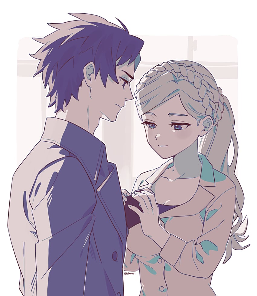 morimura chihiro and izumi juurou (juusan kihei bouei ken) drawn by pankona_(ubsssss)