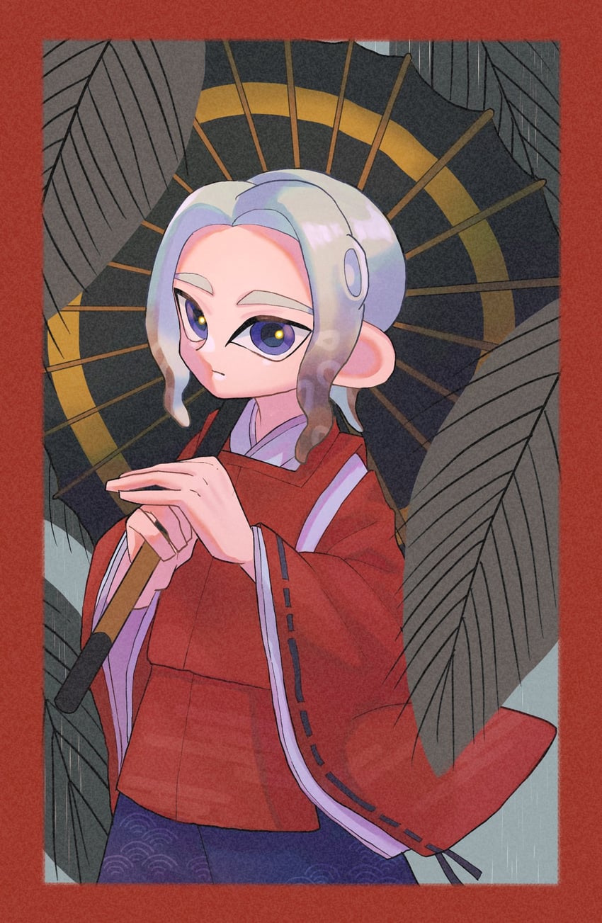 octoling player character and octoling boy (splatoon and 1 more) drawn by nastar_r0