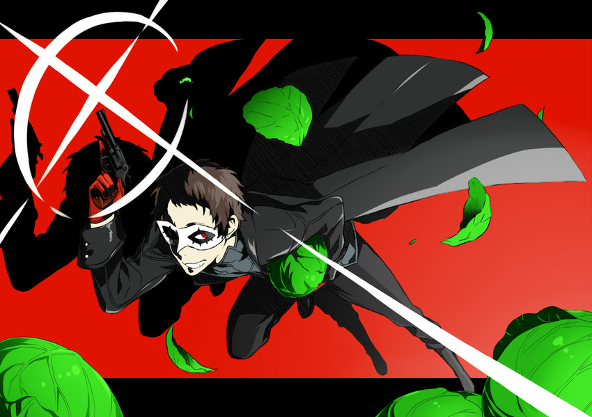 amamiya ren, joker, and adachi tooru (persona and 2 more) drawn by arizuka_(catacombe)