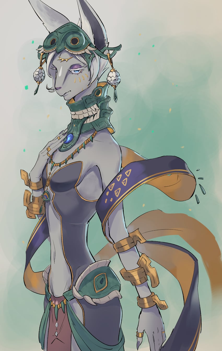 mineru (the legend of zelda and 1 more) drawn by @acchom_zatta