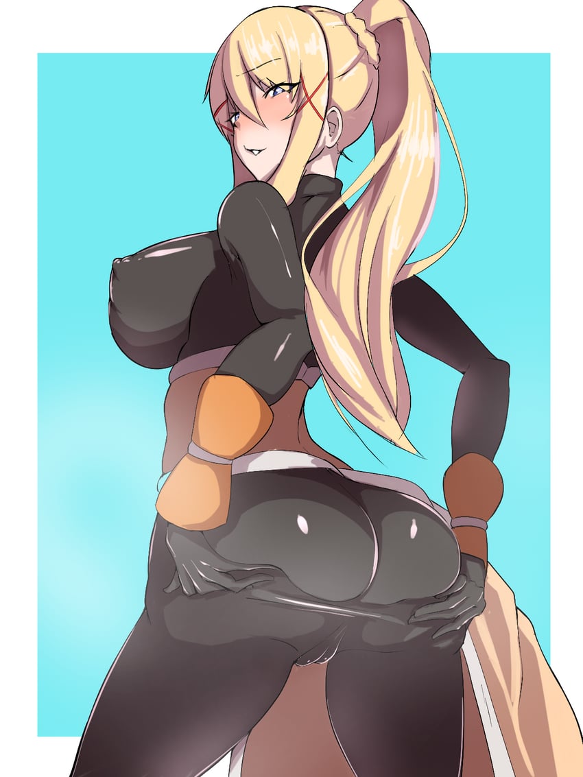darkness (kono subarashii sekai ni shukufuku wo!) drawn by men_teru