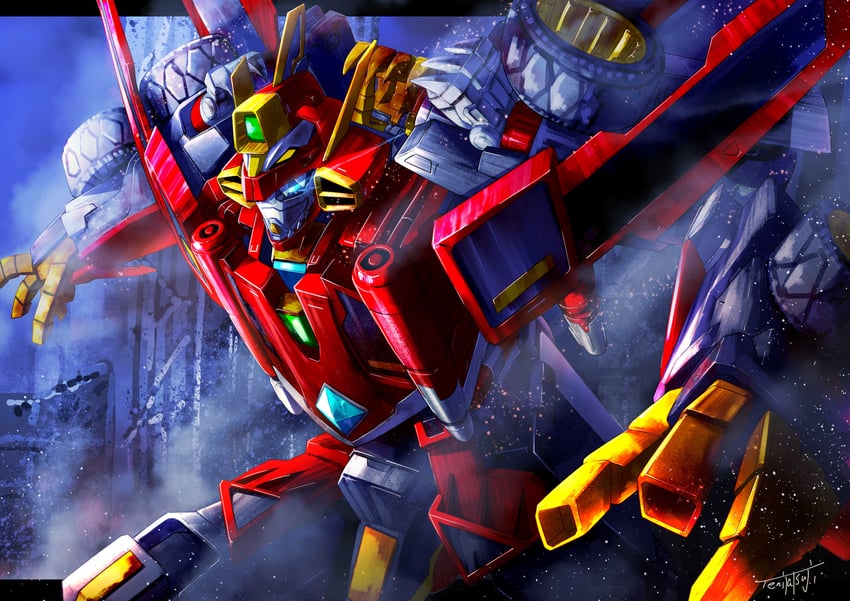 dynazenon (gridman universe and 1 more) drawn by tetsuya_tsuji