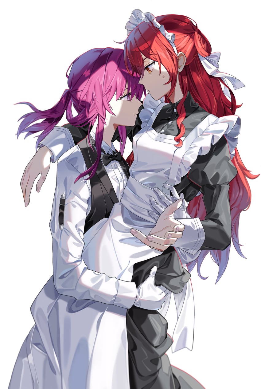 kafka and himeko (honkai and 1 more) drawn by maka_(maka04021)