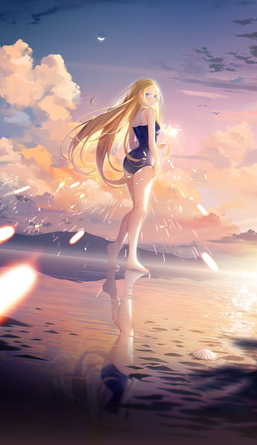 kofune ushio (summertime render) drawn by stardust_(chen'ai_weiding)