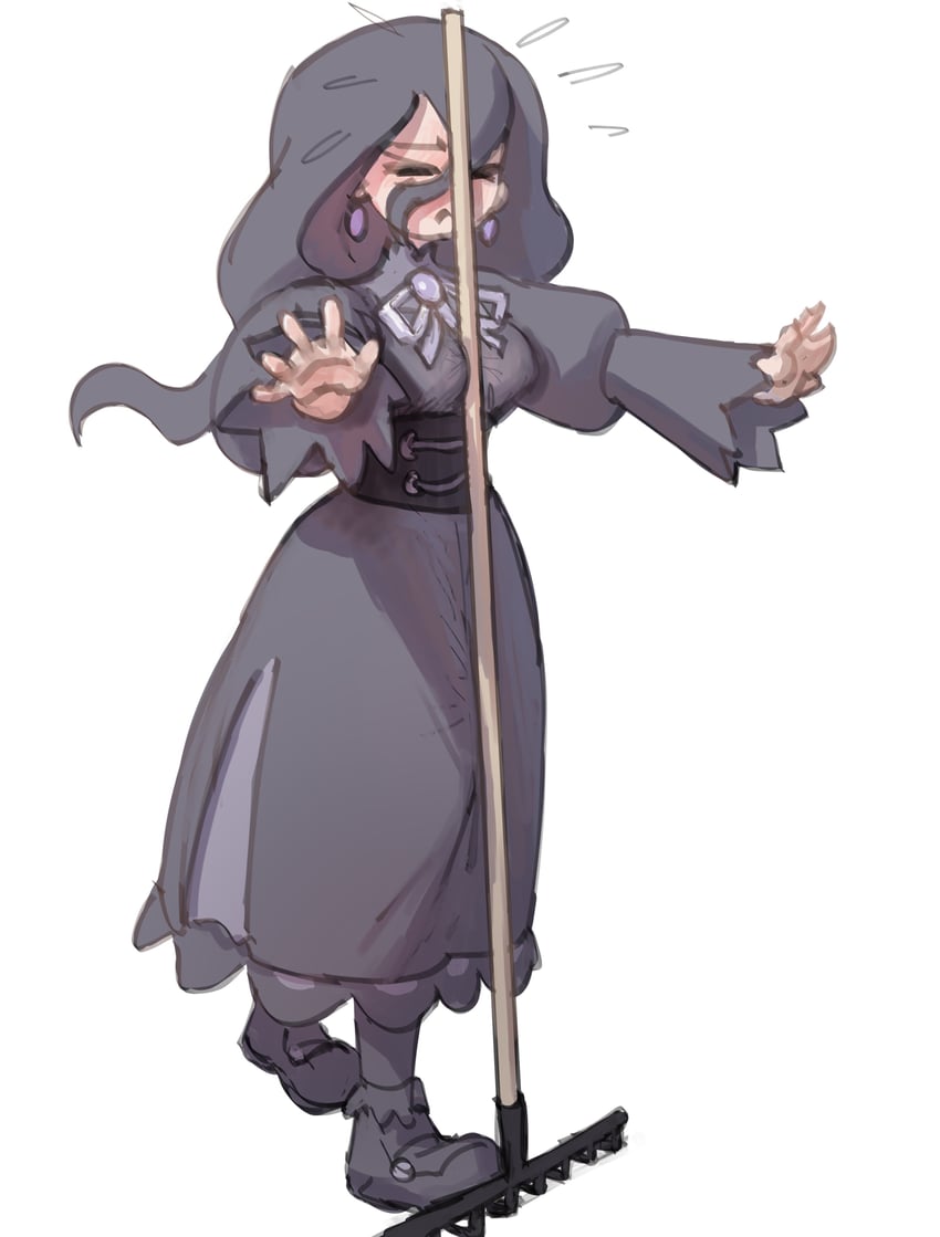 hex maniac (pokemon and 1 more) drawn by wass_nonnam