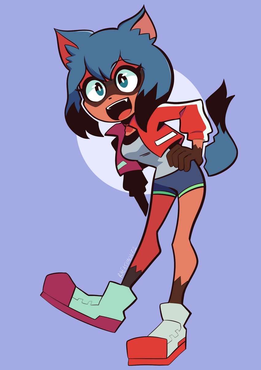 kagemori michiru (brand new animal) drawn by rhea_burtram