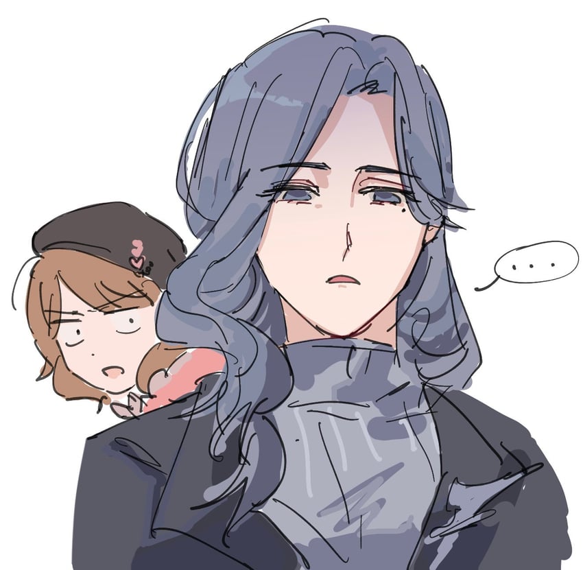 victoria qi and megan (love curse: find your soulmate) drawn by the_quipper