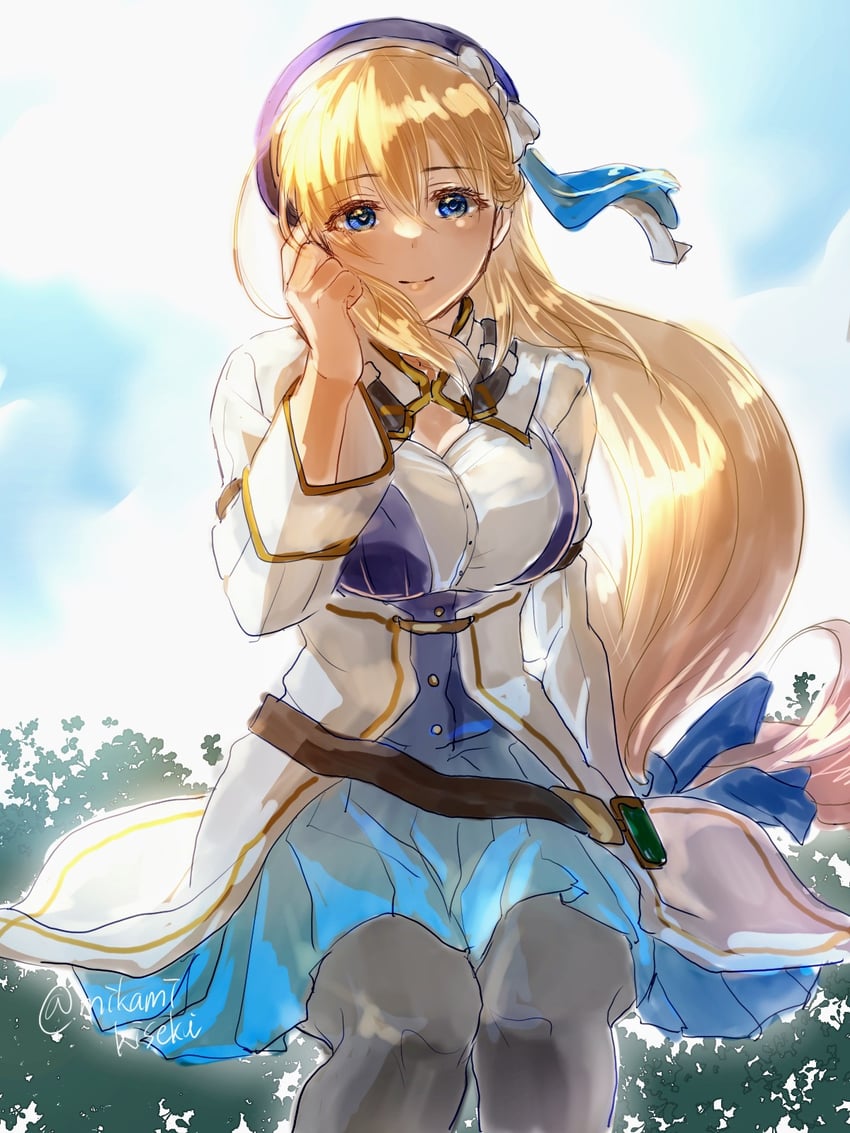 agnes claudel (eiyuu densetsu and 2 more) drawn by mikamikiseki