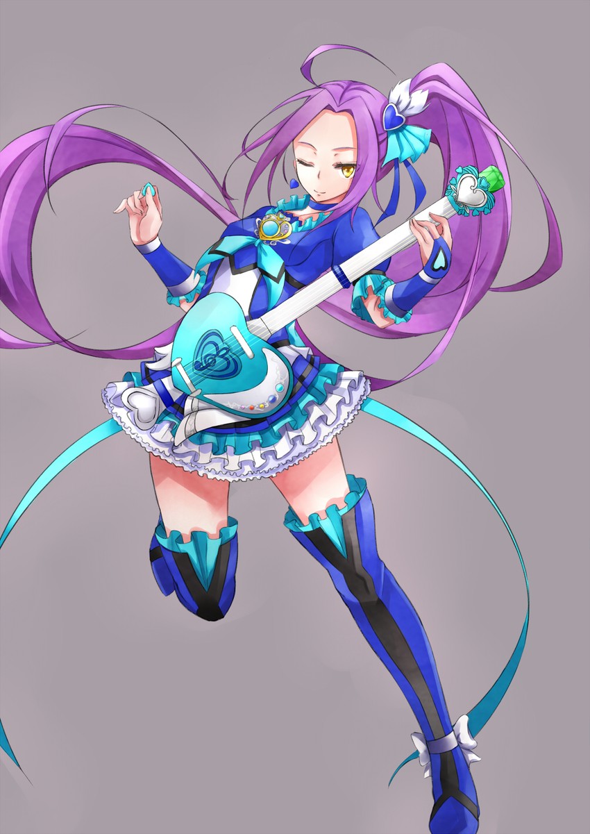 kurokawa eren, seiren, and cure beat (precure and 1 more) drawn by asya