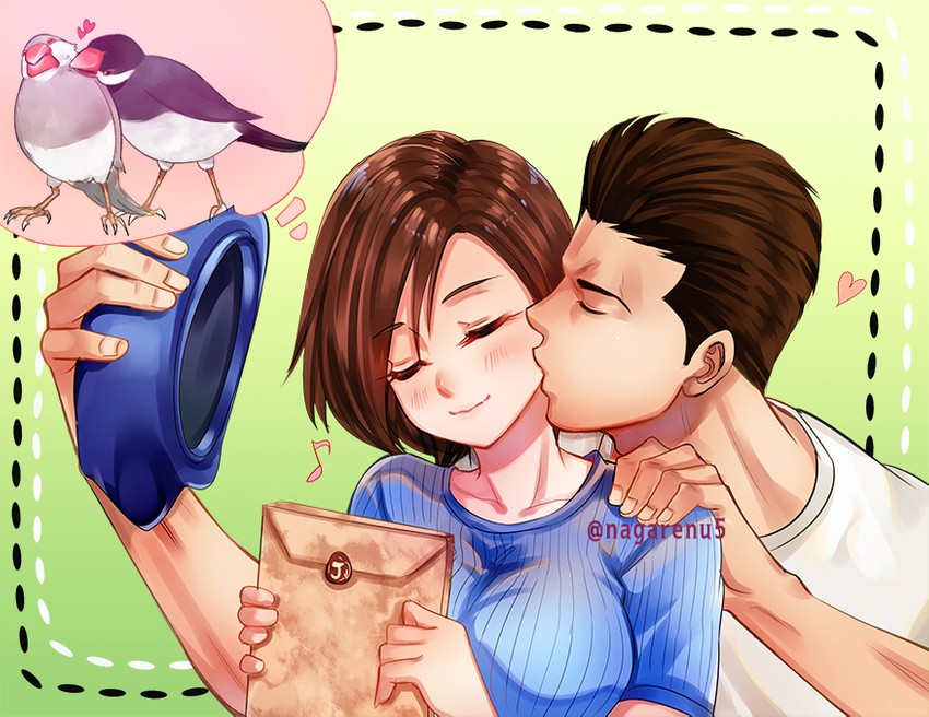 jill valentine and chris redfield (resident evil and 1 more) drawn by nagare