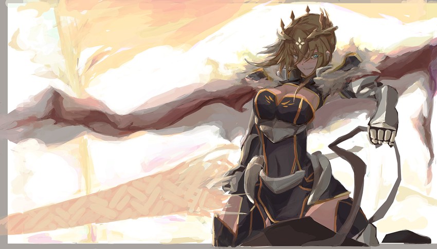 artoria pendragon (fate and 1 more) drawn by lousun
