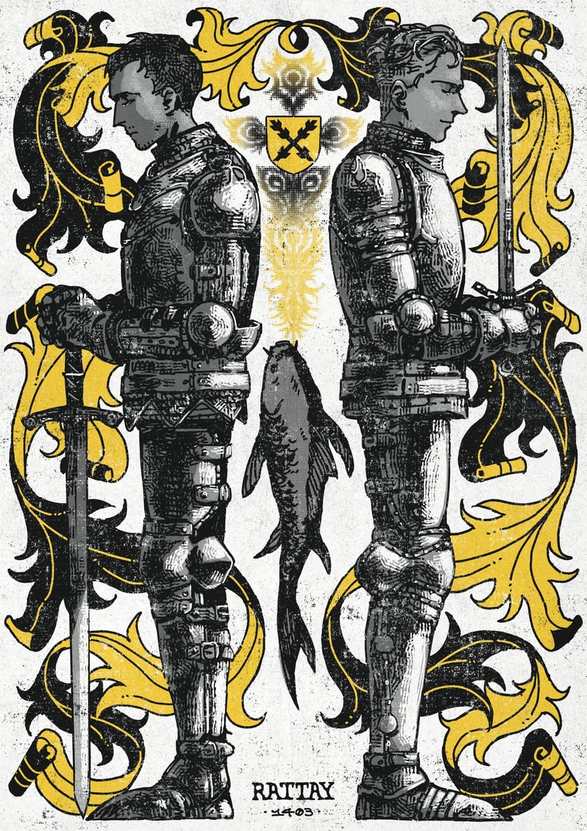 henry of skalitz and hans capon (kingdom come: deliverance) drawn by mi-xin
