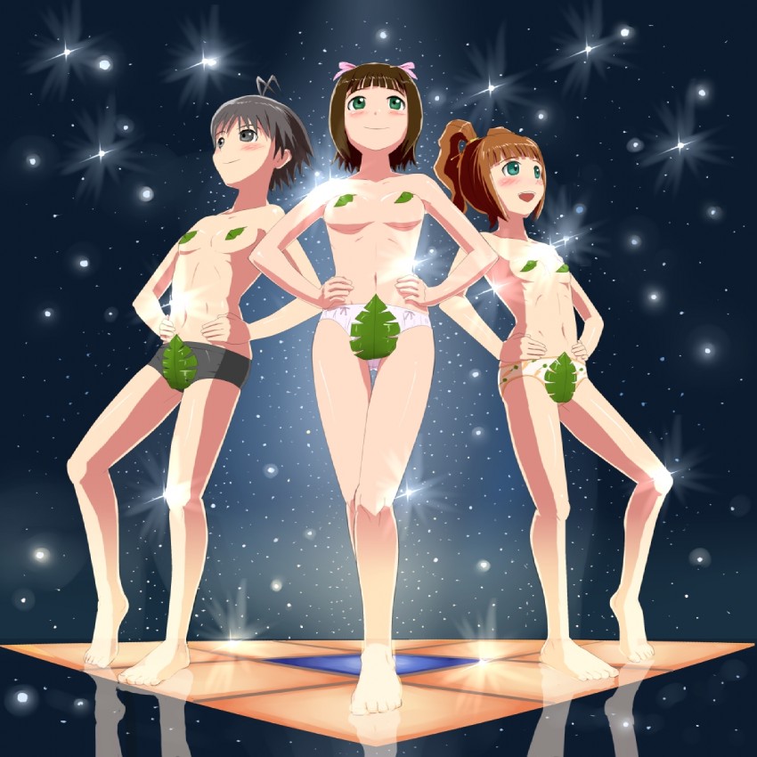 amami haruka, kikuchi makoto, and takatsuki yayoi (idolmaster and 1 more) drawn by ace_rocket