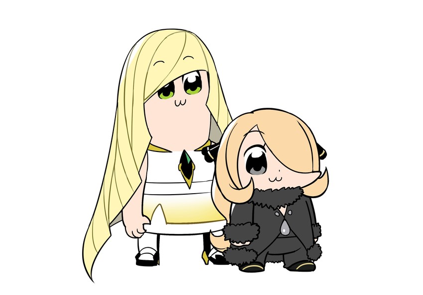 cynthia, lusamine, popuko, and pipimi (pokemon and 3 more) drawn by ikuchan_kaoru